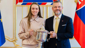 Фотография к новости: Словакия президенті Елена Рыбакинаны US Open-дегі жеңісімен құттықтады