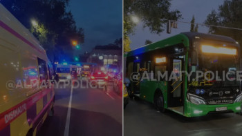 Фотография к новости: Алматыда автобус пен Toyota соқтығысып, тоғыз адам зардап шекті