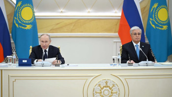 Фотография к новости: Тоқаев Путинді Мемлекеттік Дума сайлауының табысты өтуімен құттықтады