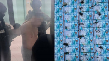 Фотография к новости: «Полициямыз» деп қорқытқан: Алматыда 3 млн теңге талап еткен төрт адам ұсталды