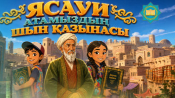 Фотография к новости: Түркістанда Ясауи туралы ЖИ көмегімен әзірленген мультфильм таныстырылды