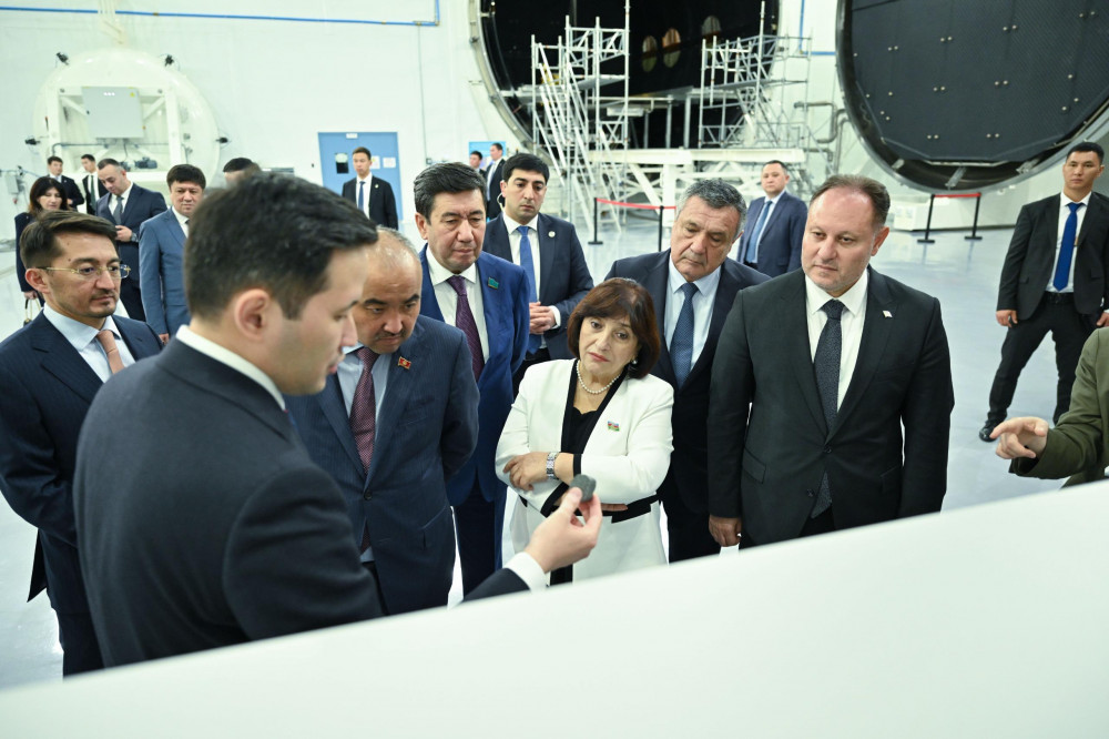 ТүркПА делегацияларының басшылары Астанадағы Ұлттық ғарыш орталығына барды