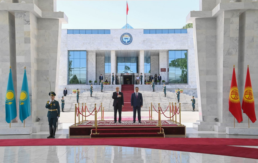 Қырғызстанда Қазақстан Президентін ресми қарсы алу шарасы өтті