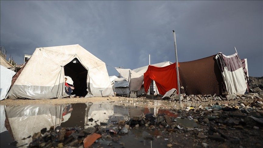 Газа секторын су басты