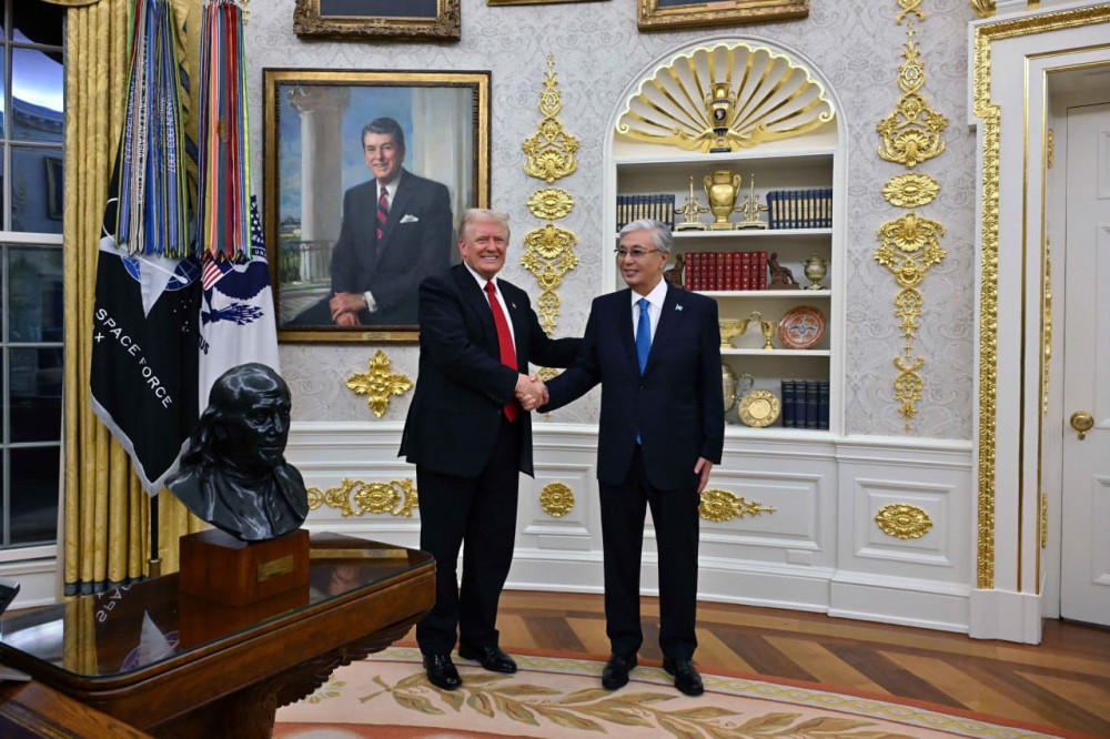 Президент Қасым-Жомарт Тоқаев Дональд Трамппен келіссөз жүргізді