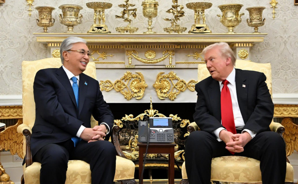 Президент Қасым-Жомарт Тоқаев Дональд Трамппен келіссөз жүргізді