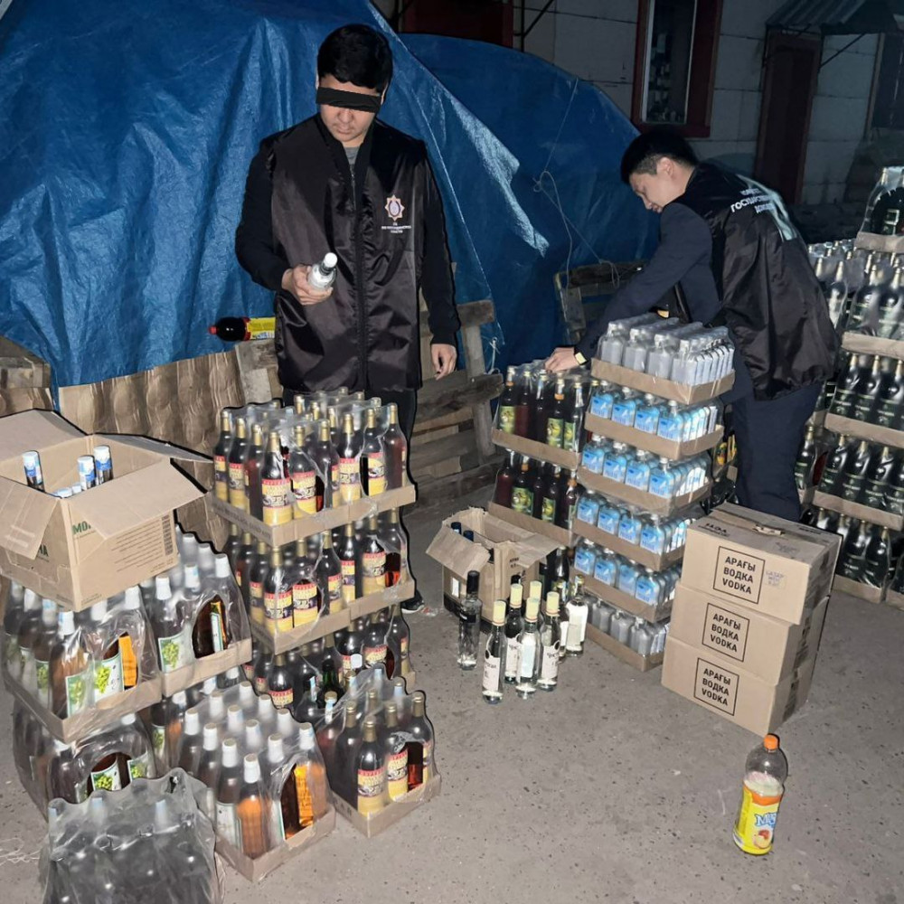 Құны 2 млн теңгеден асатын заңсыз алкоголь өнімдерін өткізудің жолы кесілді