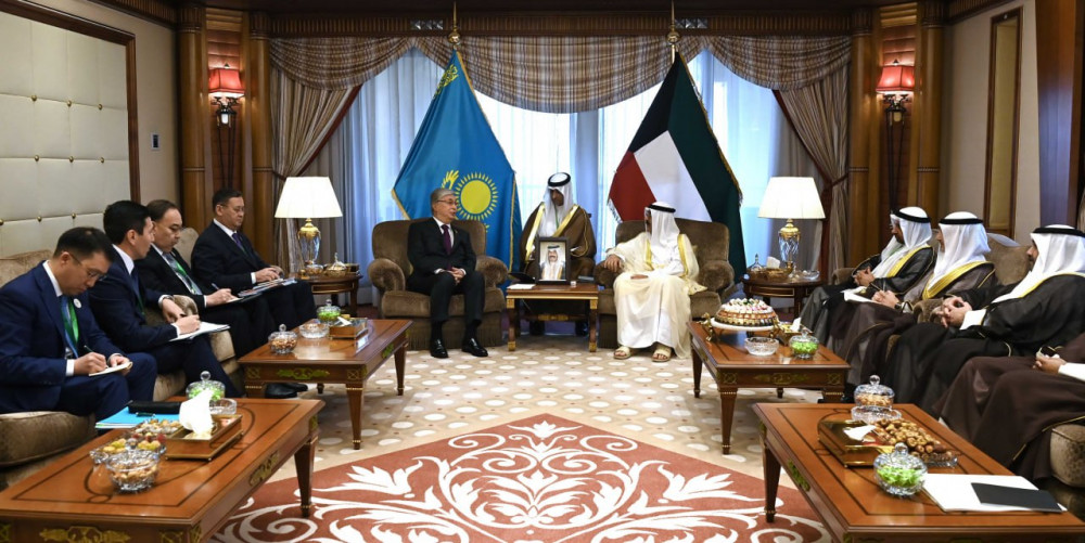 Президент Кувейттің Тақ мұрагері шейх Мешаль әл-Ахмед әл-Джабер ас-Сабахпен кездесті