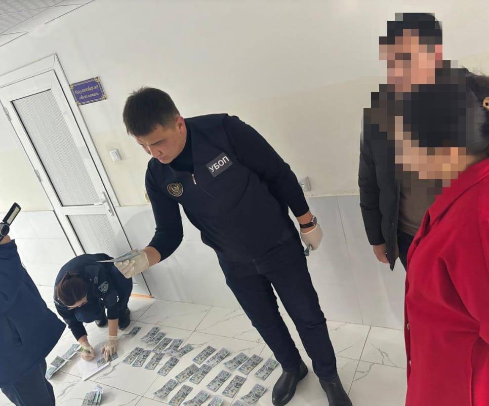 Түркістан облысында емхана басшысынан 1 млн теңге талап еткен блогер ұсталды