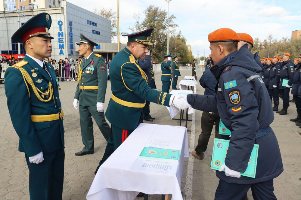 Азаматтық қорғау академиясының 100 курсанты ант қабылдады