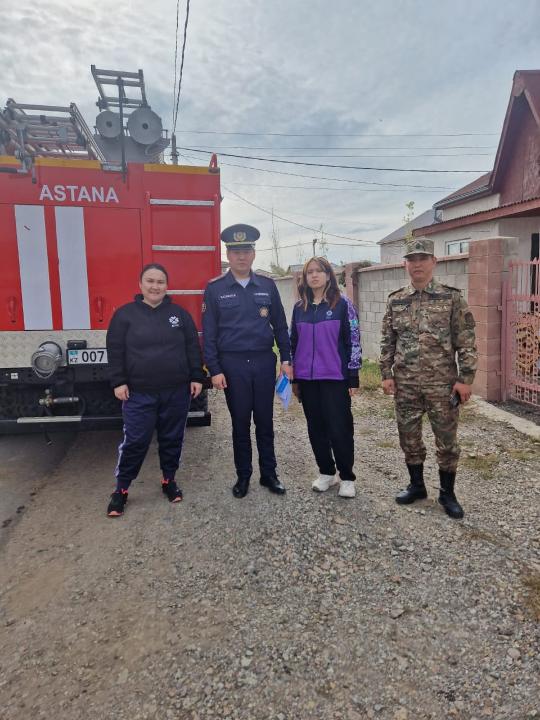 Астанада тұрғын үйлерге өрттің алдын алуға көмектесетін қондырғылар орнатылды