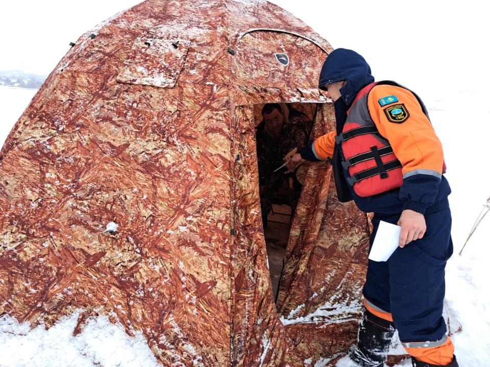 ТЖМ жұқа мұз үстіндегі қауіпті еске салады