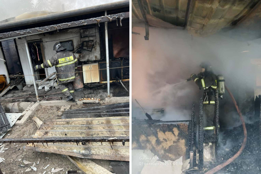 Алматы маңындағы ауылда болған қасіретті өрт: үш үй жанып, әйел мен сәби қаза тапты