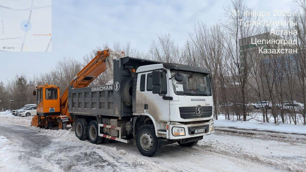 Астанада 1 800 арнайы техника қар тазалауға шықты