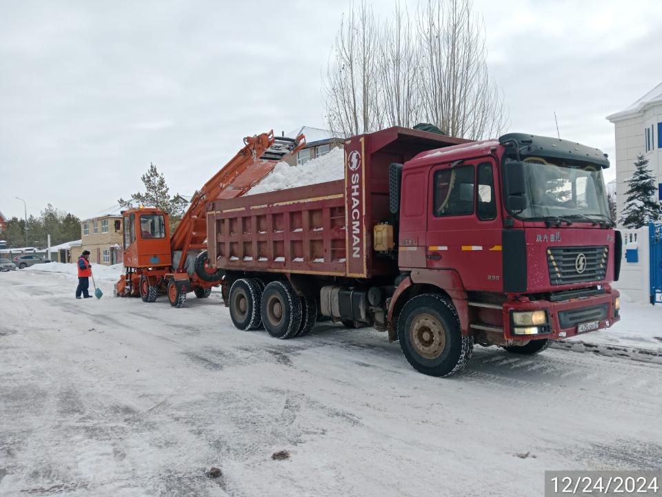 Қыс басталғалы бері 1,5 млн текше метрден астам қар шығарылды