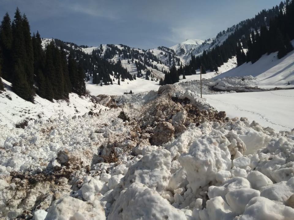 ТЖМ таулы аймақтардағы көшкіні қаупі туралы ескертеді