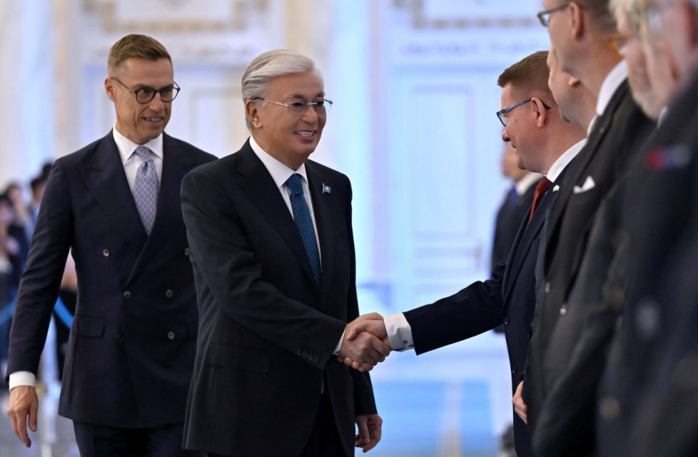 Ақордада Финляндия президентін қарсы алды