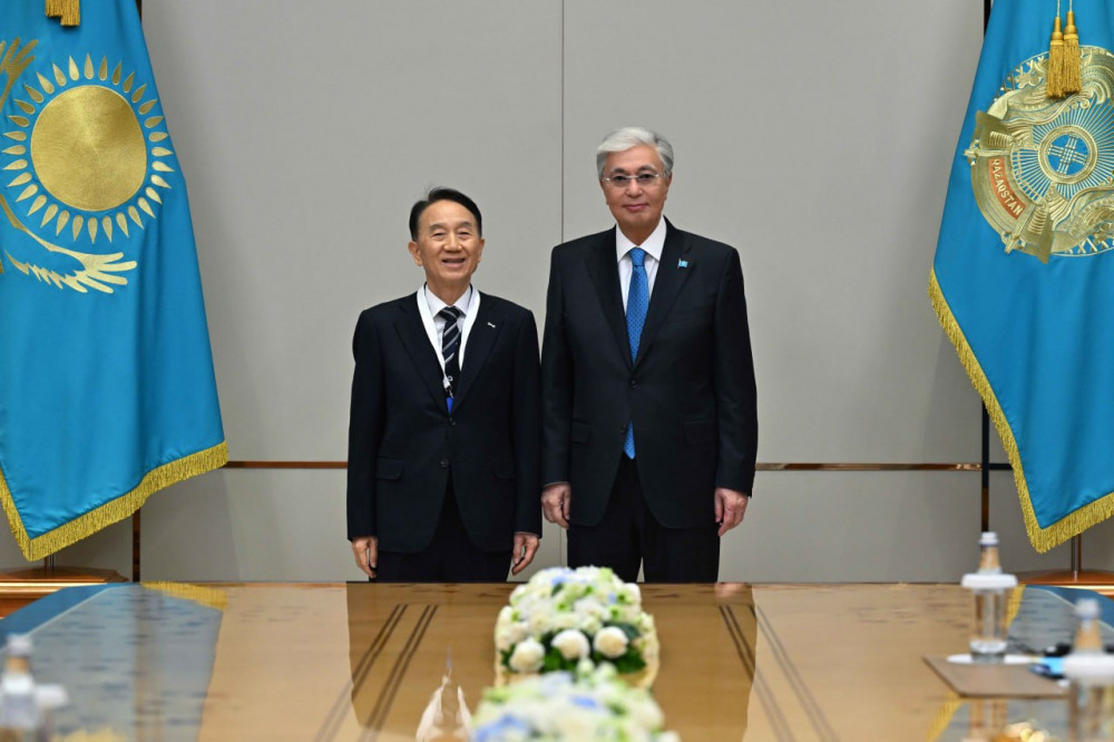 Тоқаев Түркістандағы Woosong университетінің негізін қалаушысымен кездесті