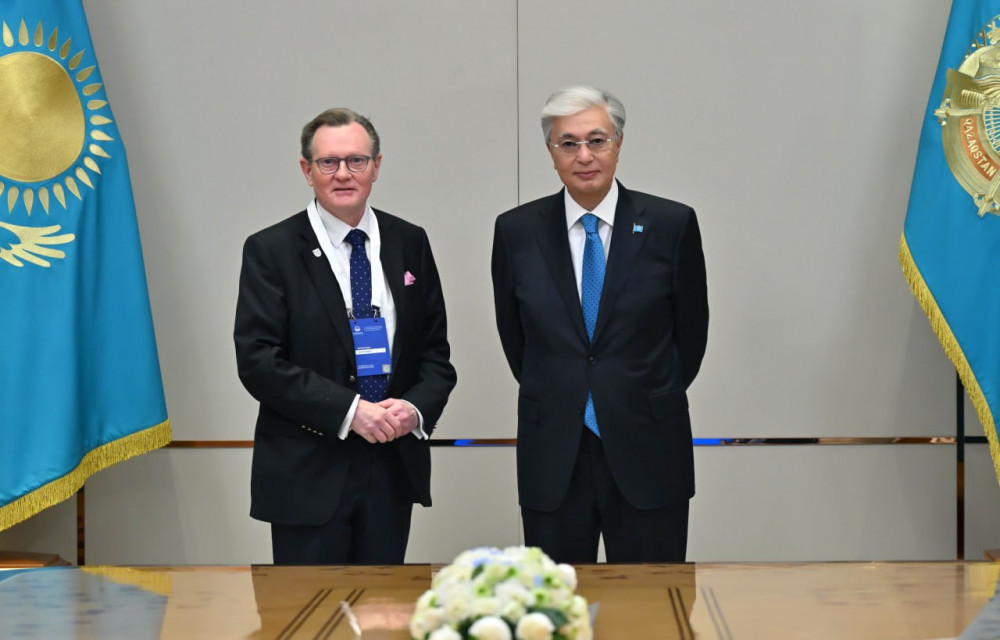 Тоқаев Түркістандағы Woosong университетінің негізін қалаушысымен кездесті