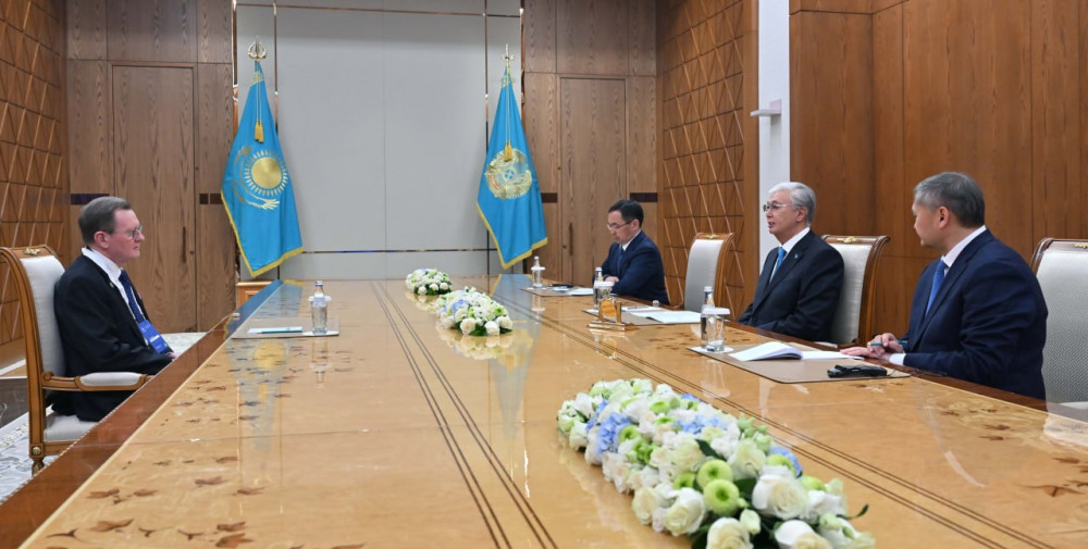 Тоқаев Түркістандағы Woosong университетінің негізін қалаушысымен кездесті