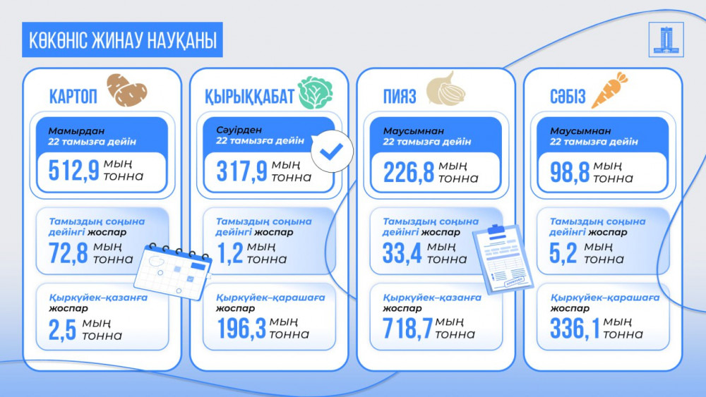 Картоп пен көкөніс бағасын ұстап тұру үшін Үкімет жаңа меморандум дайындауда
