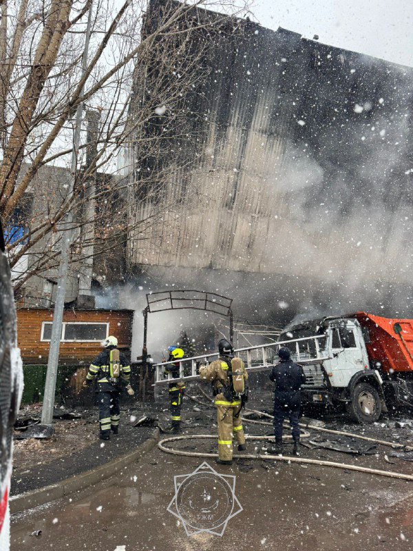 Астанада кинотеатр ғимараты өртенді