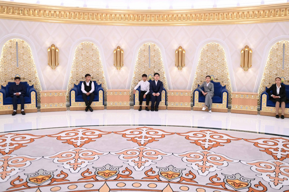 "Ақорда" резиденциясында балаларға экскурсия ұйымдастырылды