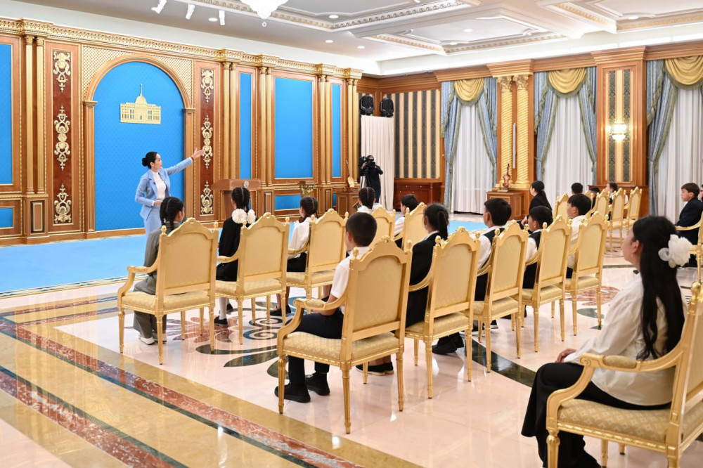 "Ақорда" резиденциясында балаларға экскурсия ұйымдастырылды