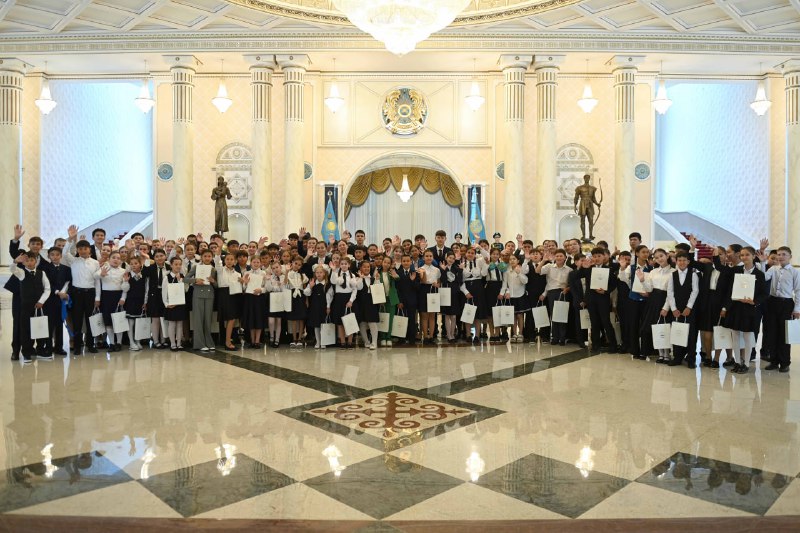 "Ақорда" резиденциясында балаларға экскурсия ұйымдастырылды