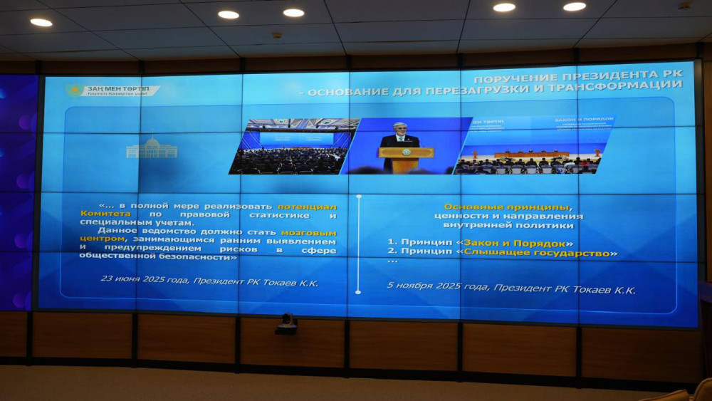 Құқықтық тәртіп пен қауіпсіздік: Бас прокуратура заманауи цифрлық құралдарды іске қосты