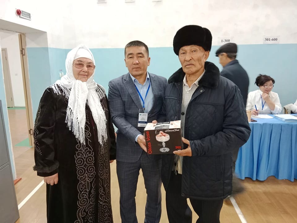 Қызылорда облысы: 101 жастағы  соғыс ардагері дауыс берді