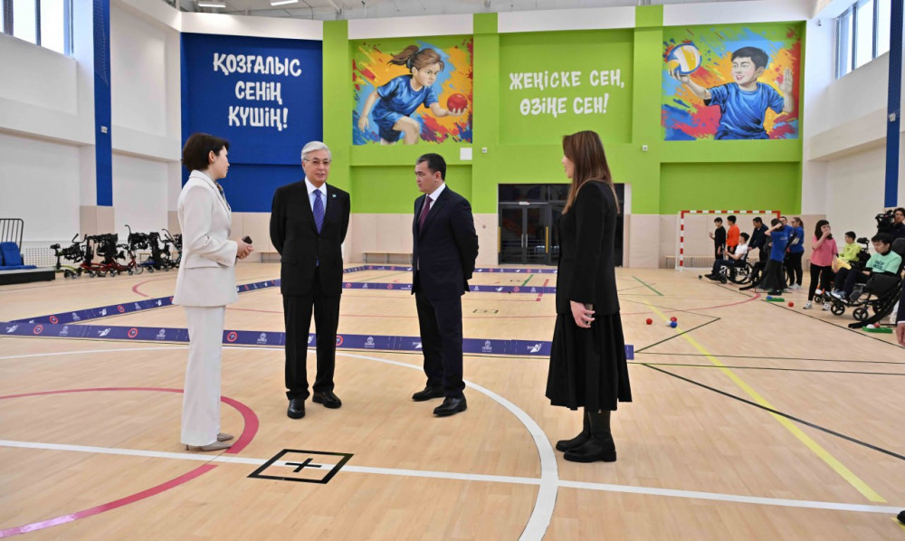 Мемлекет басшысы Инклюзивті спорт орталығын аралады