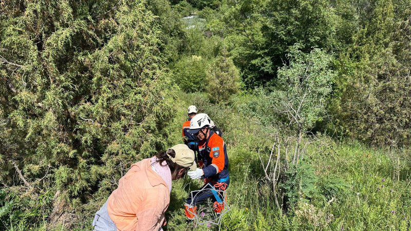 Тауда адасқан 5 қыз құтқарылды