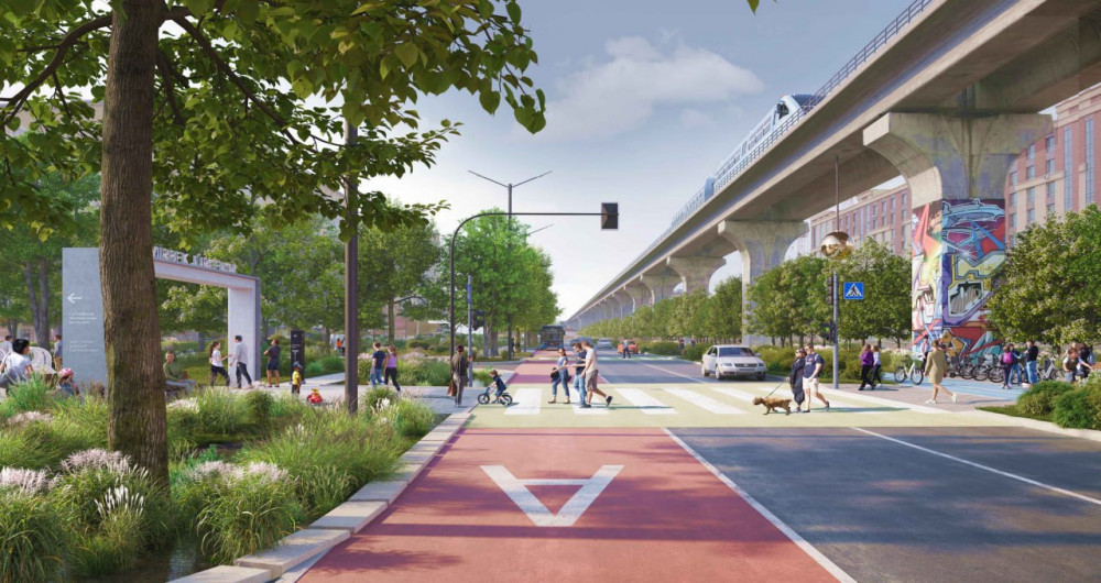 Астана әкімі Тоқаевқа "Мыңжылдық" аллеясын көрсетті