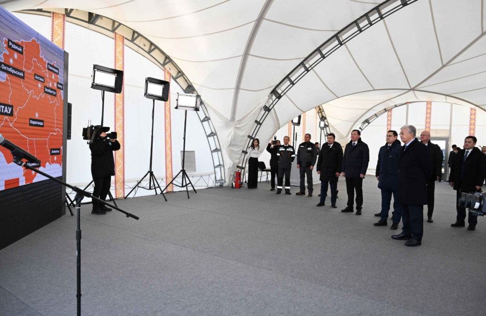 Тоқаев Хромтаудағы "Болашақ" шахтасының жұмысымен танысты