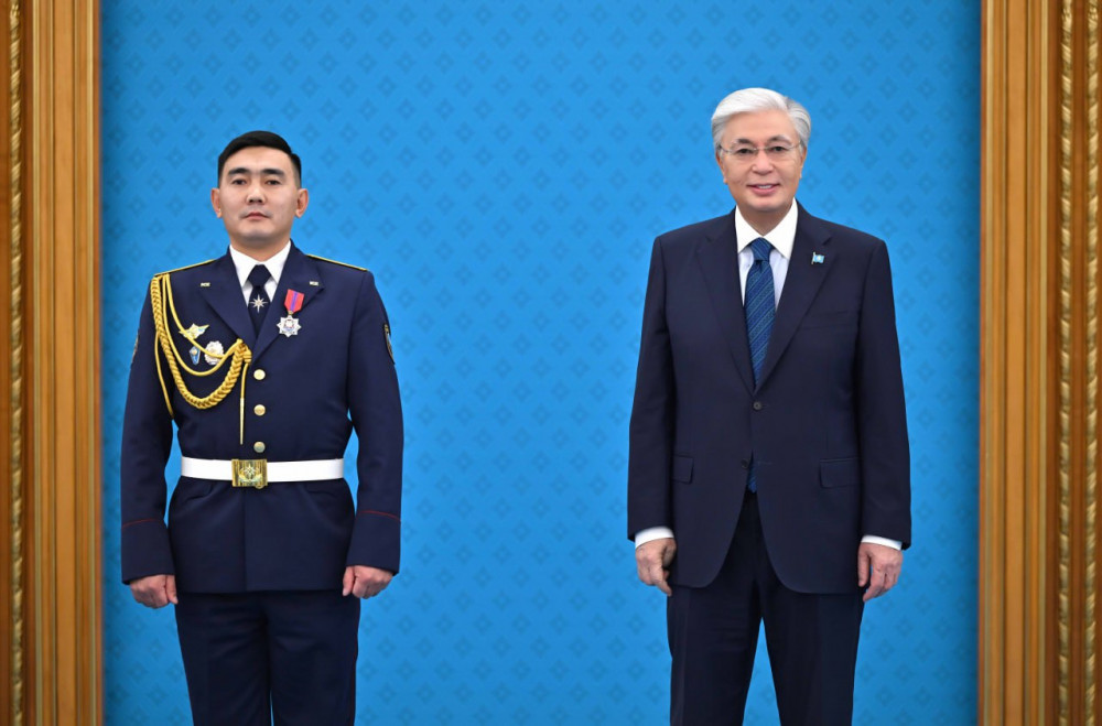 Президент бір топ құтқарушыны мемлекеттік наградалармен марапаттады