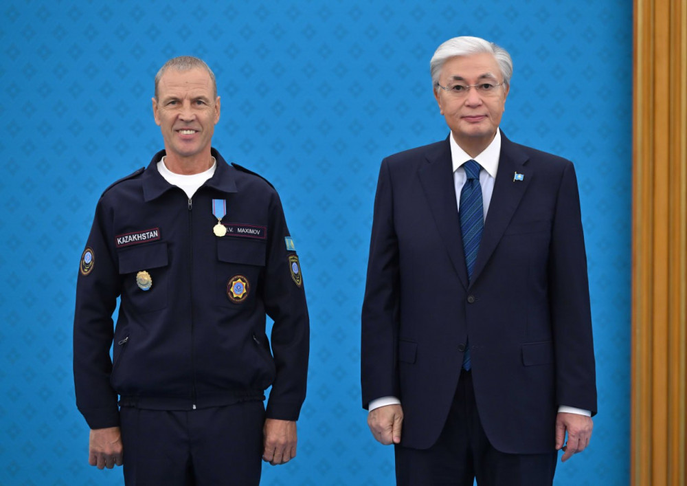 Президент бір топ құтқарушыны мемлекеттік наградалармен марапаттады