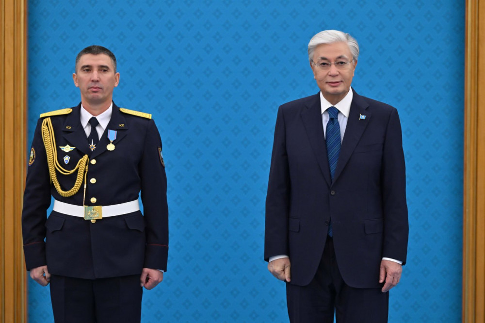 Президент бір топ құтқарушыны мемлекеттік наградалармен марапаттады