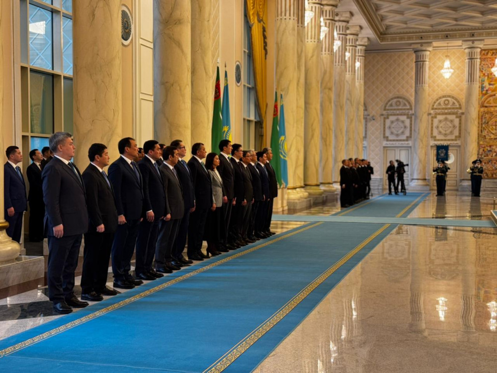 Тоқаев Ақордада Түрікменстан басшысын қарсы алды