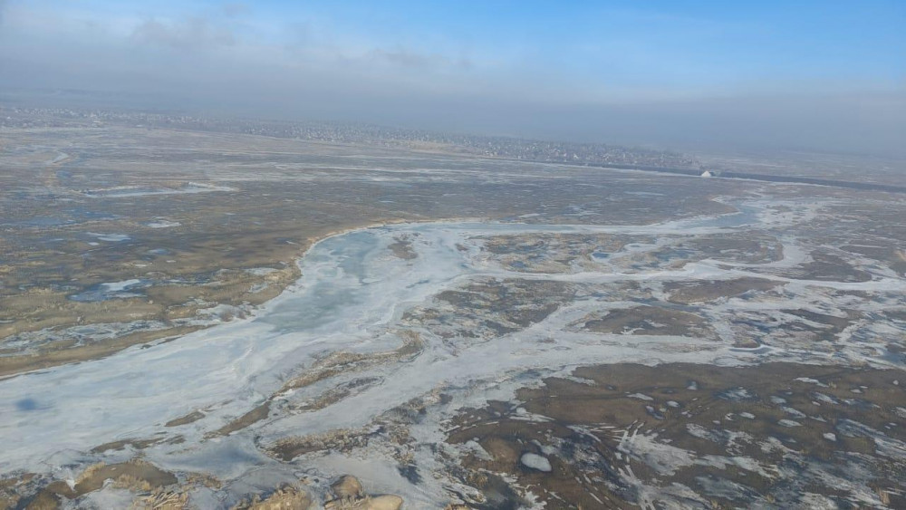 Қарағанды қаласында су тасқыны қаупі бар учаскелер әуеден бақыланды