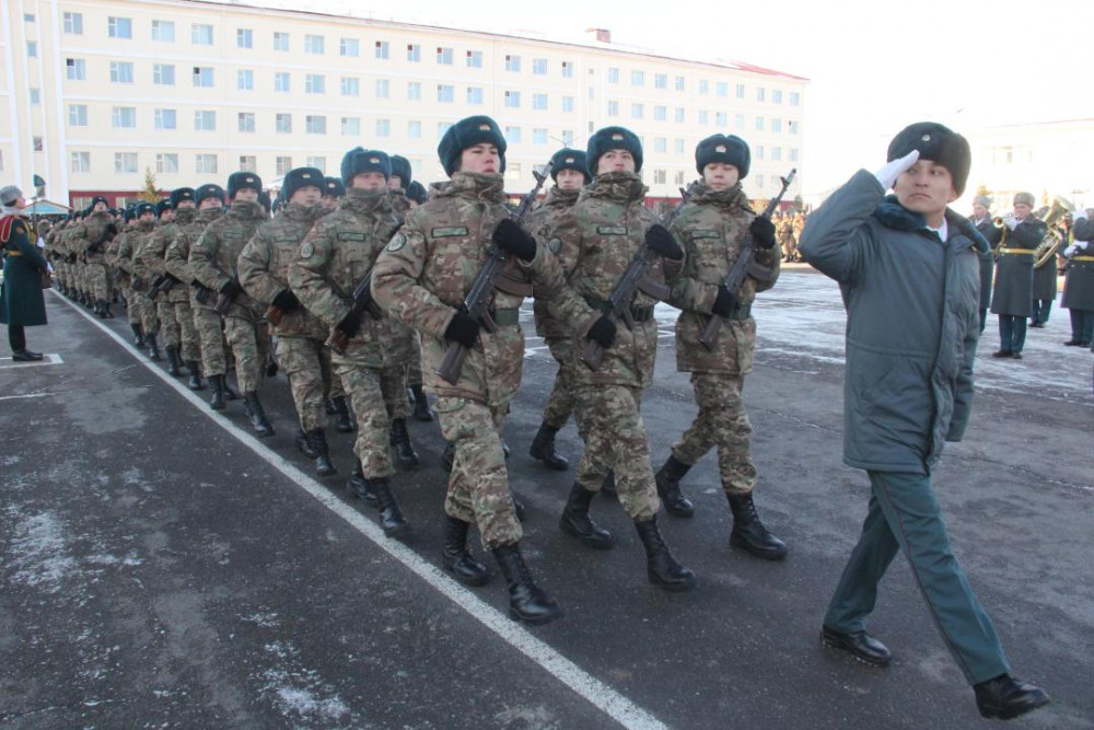 Елордада жедел құрама 700-ге жуық жас сарбазбен толықты