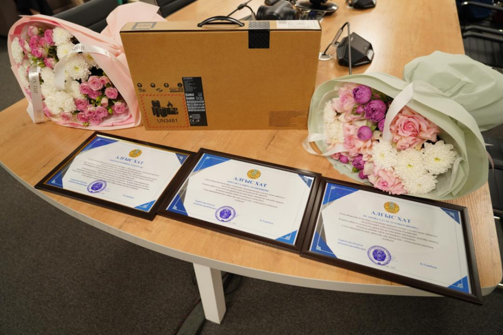 Түркістанда ҰБТ-да рекорд орнатқан оқушы тағы бір сыйлық алды