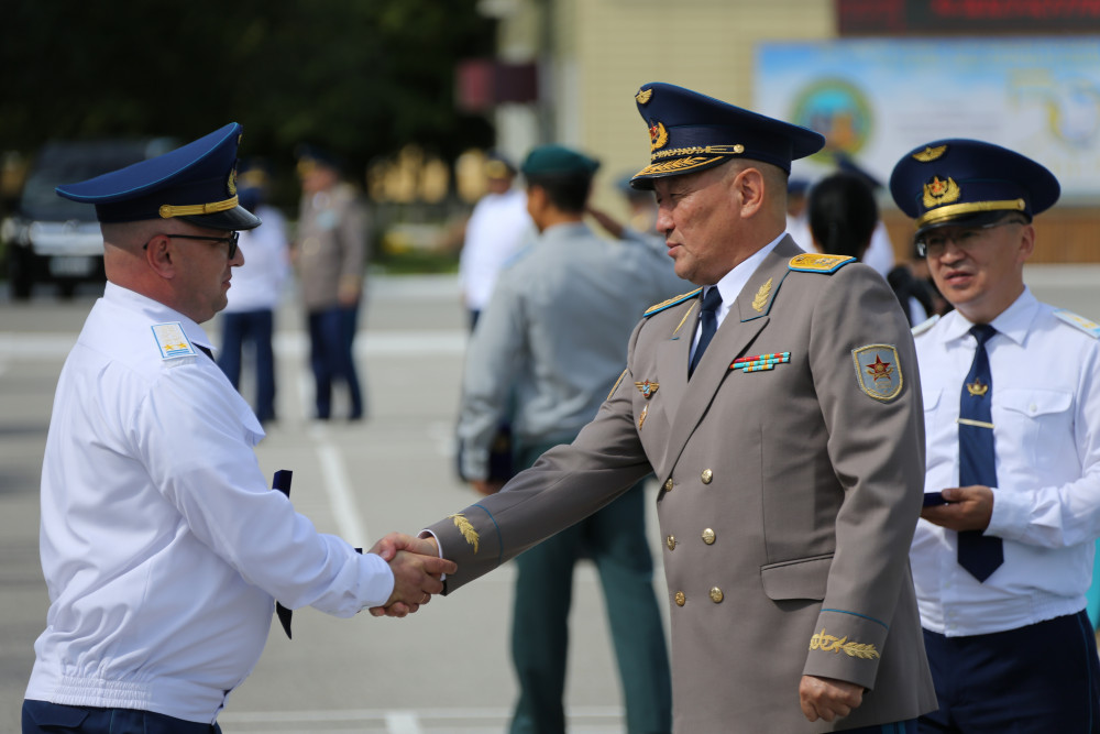 Әуе қорғанысы күштерінің әскери институтында салтанатты жиын өтті