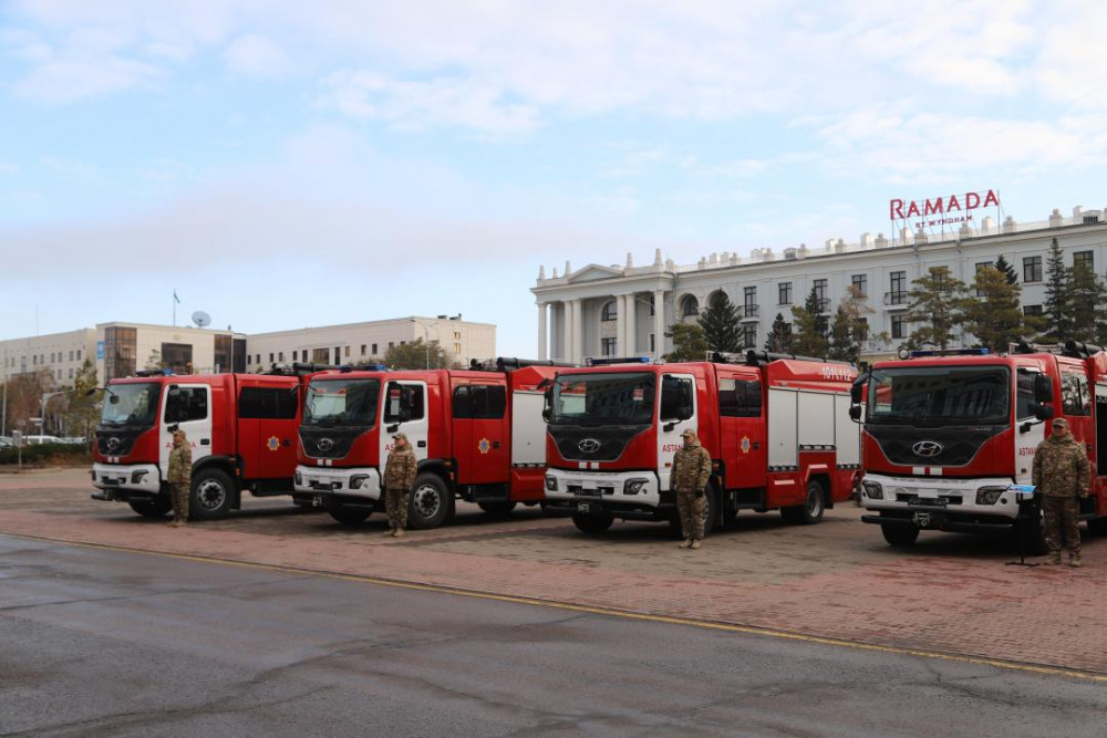 Елордалық ТЖД автопаркі заманауи өрт техникасымен толықтырылды