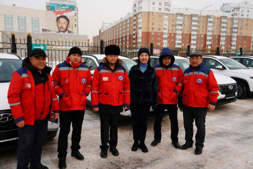 Астана емханаларына 50 жаңа автокөлік берілді