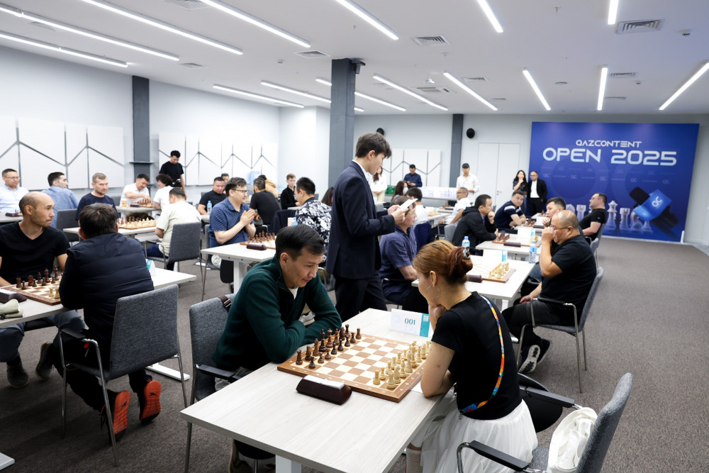 БАҚ өкілдері арасында шахматтан QAZCONTENT OPEN 2025 турнирі өтті