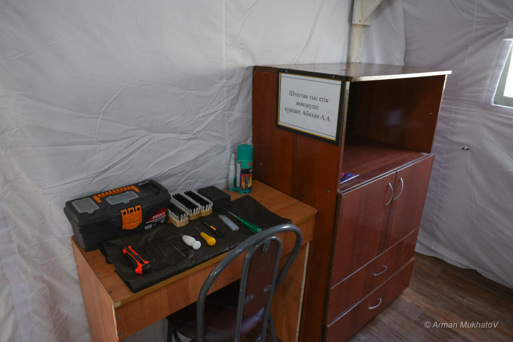 Монша, асхана және жаттығу: Шеруге келген әскерилерге қандай жағдай жасалған