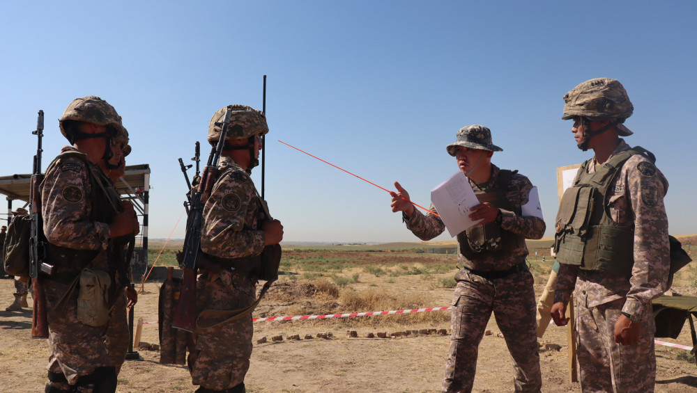 Түркістан облысында әскери қызметшілер шеберліктерін жетілдірді