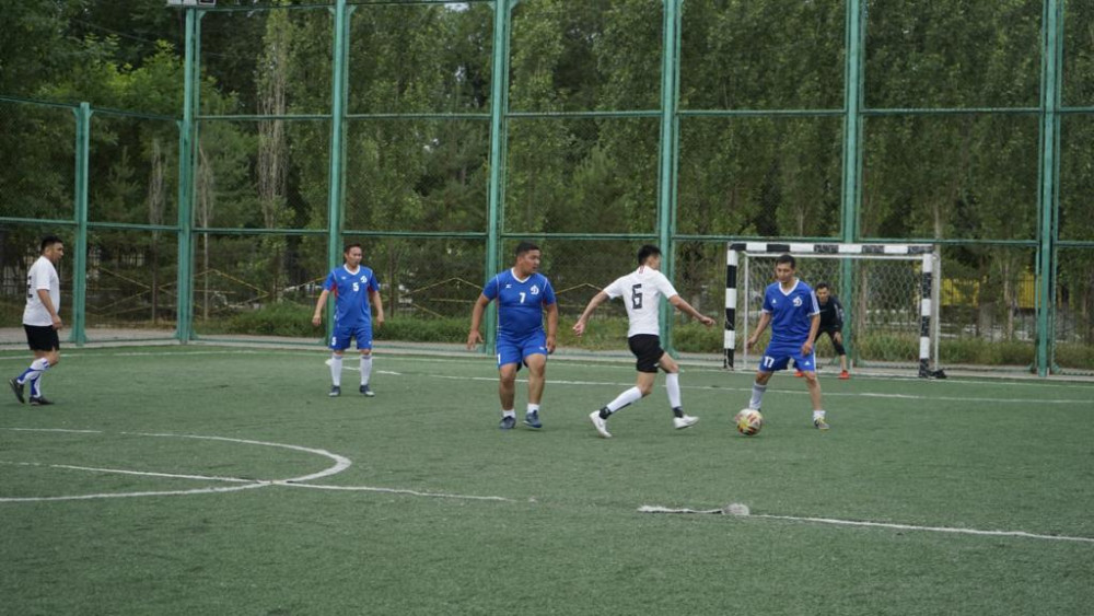 Жамбылдық полицейлер арасында шағын футболдан турнир өтті