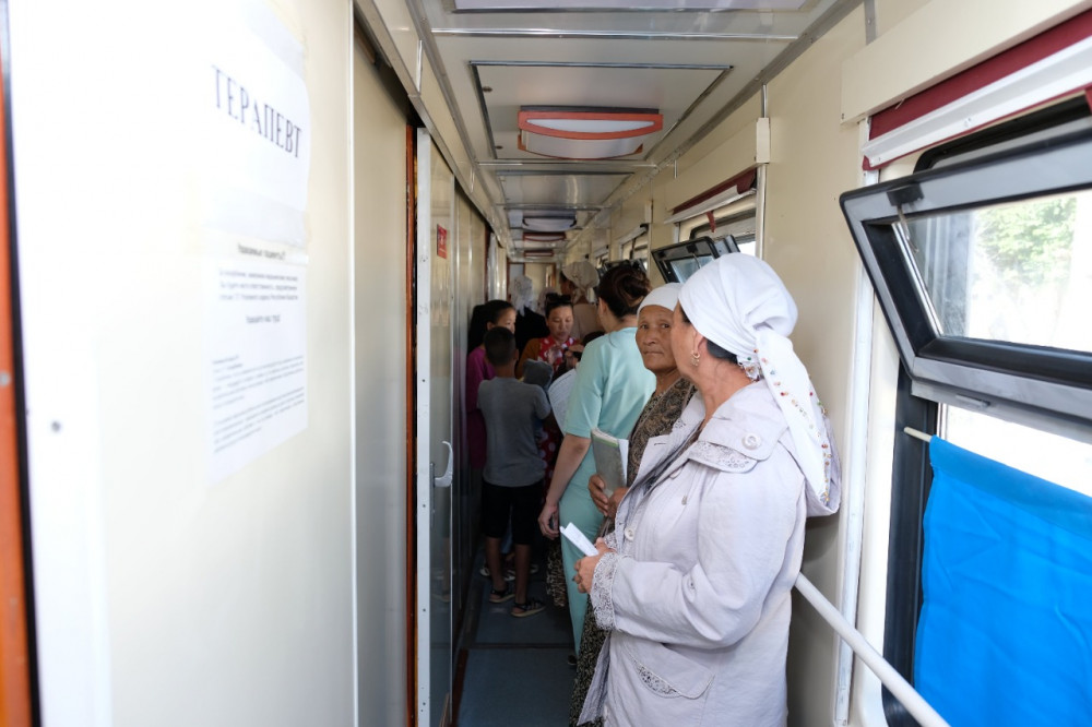 «Жәрдем» медициналық пойызы Атырау облысының 8 елдімекеніне барады
